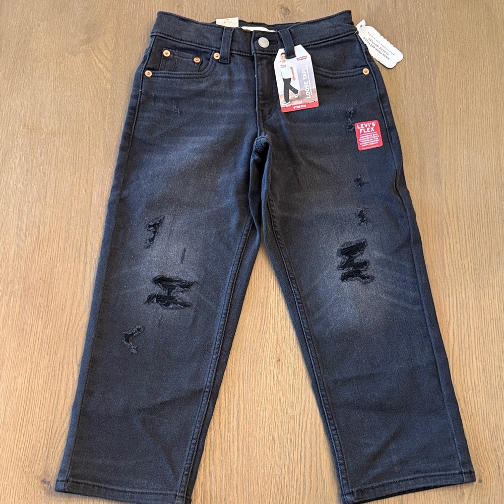 Levi's Kids Loose Taper Jeans - Dark Gray